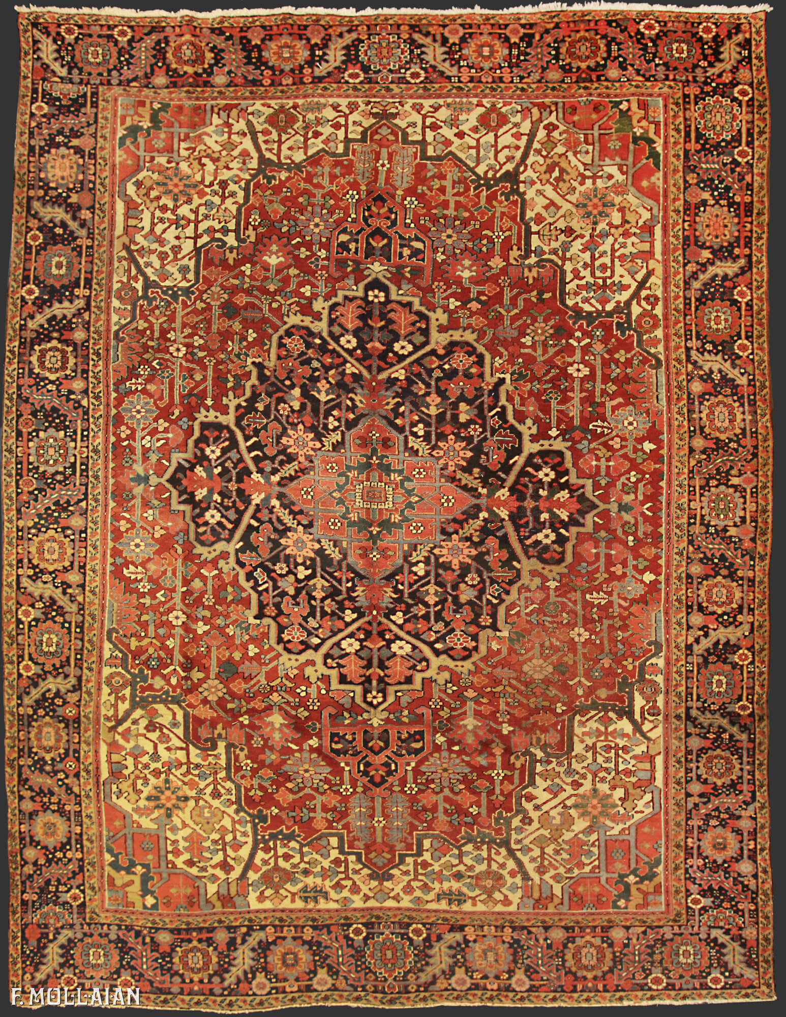 Tapis Persan Antique Heriz n°:97080710